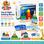 Day & Night Wooden Building Blocks