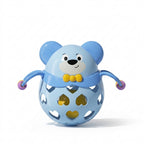 Soft Rubber Baby Rattle Toy | Easy-Grip Sensory Teether Rattle for Babies