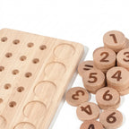 10-Digit Wooden Counting Toy for Kids | Colorful Math Learning & Addition Subtraction Toy