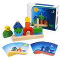 Day & Night Wooden Building Blocks